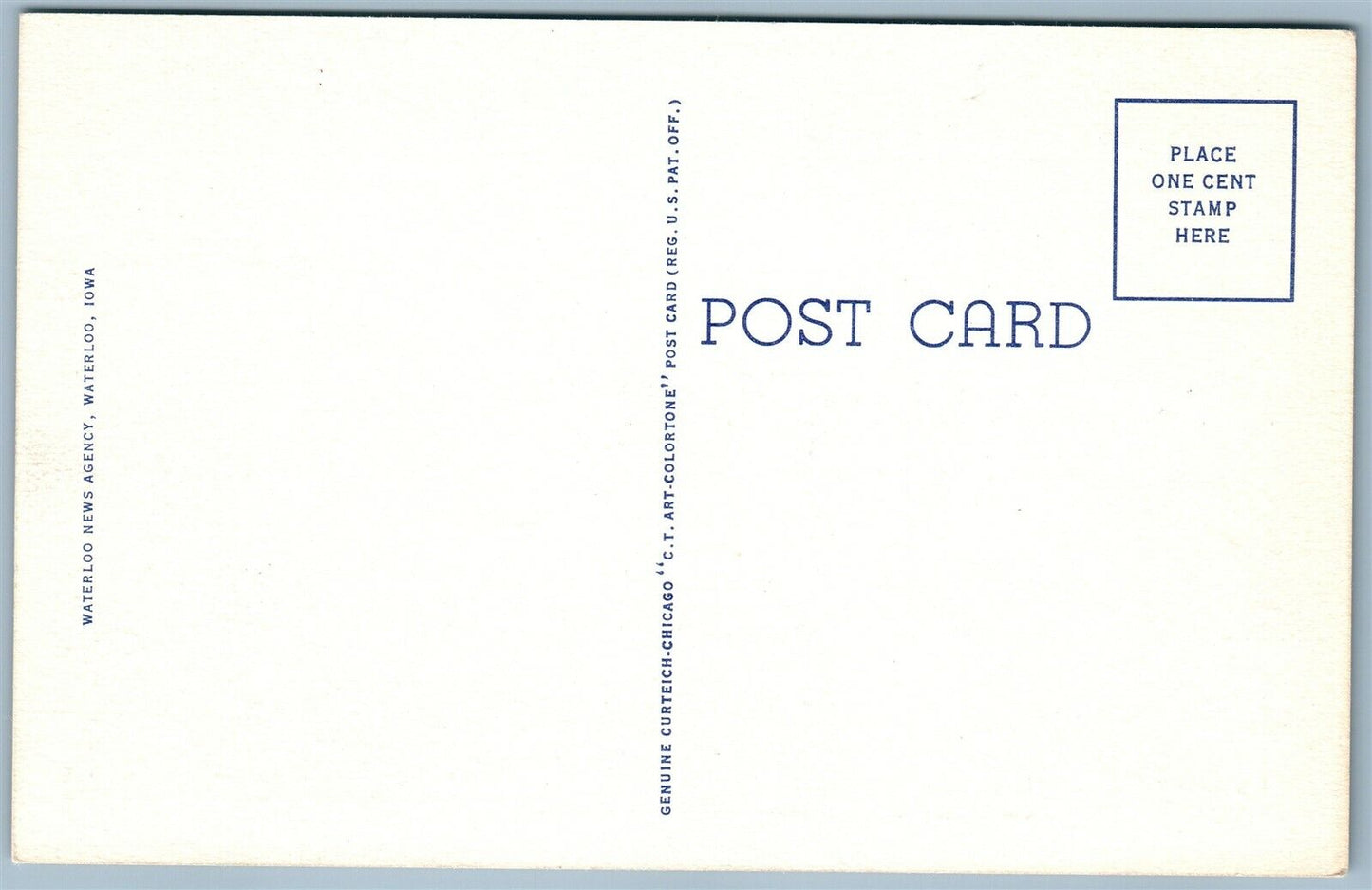 CEDAR FALLS IA STATE TEACHERS COLLEGE WOMENS SWIMMING POOL VINTAGE POSTCARD