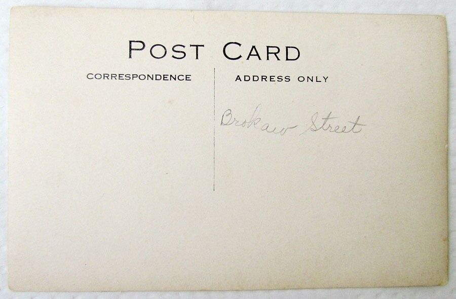 RPPC WORTMAN STREET EAST MILLSTONE N.J. ANTIQUE REAL PHOTO POSTCARD