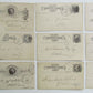 1870s-80s LOT of 10 ROSS CO NATIONAL BANK OHIO ANTIQUE STATEMENT CARDS POSTCARDS