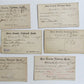 1870s-80s LOT of 10 ROSS CO NATIONAL BANK OHIO ANTIQUE STATEMENT CARDS POSTCARDS