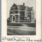 UXBRIDGE MA HIGH SCHOOL ANTIQUE POSTCARD
