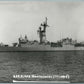 MILITARY SHIP U.S.S. ELMER MONTGOMERY VINTAGE REAL PHOTO POSTCARD RPPC