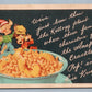 KELLOG'S RICE KRISPIES ADVERTISING VINTAGE POSTCARD