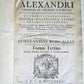 1734 VELLUM BOUND ANTIQUE FOLIO R.P. ALEXANDRI HISTORIA ECCLESIASTICA Vol. 3