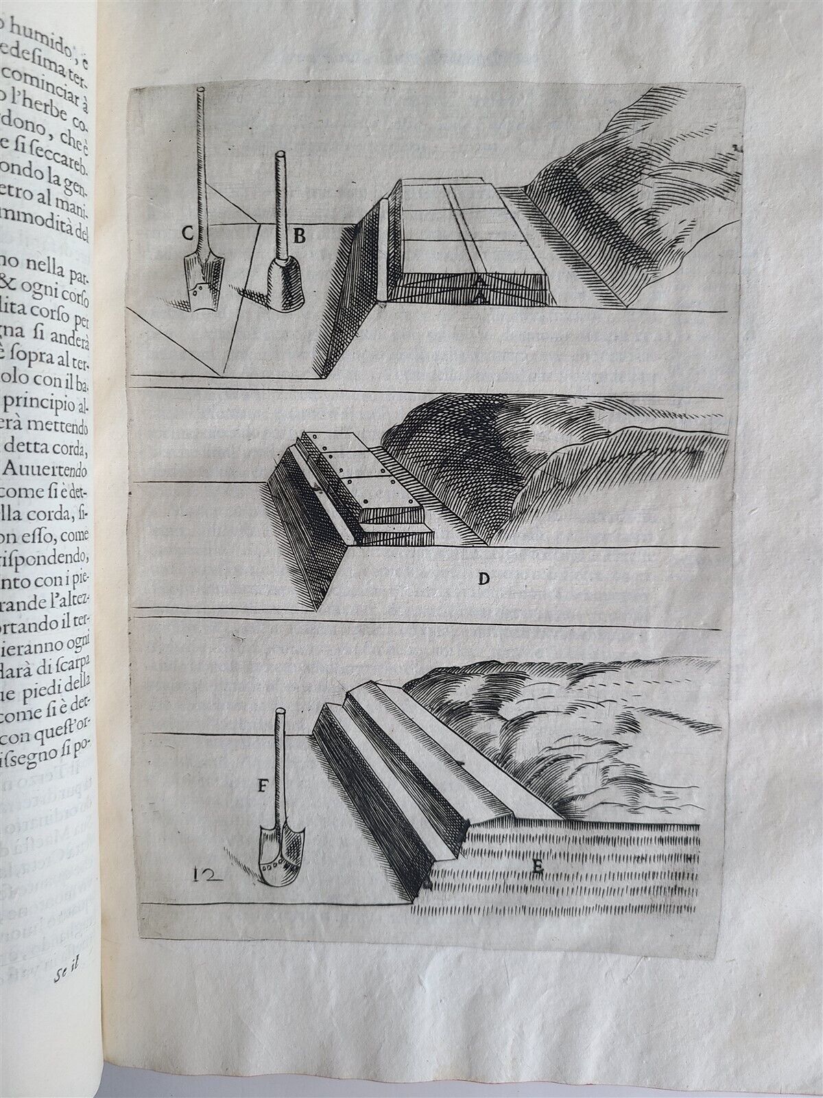 1654 ILLUSTRATED MILITARY FORTIFICATIONS DIFESA ET OFFESA DELLE PIAZZE antique