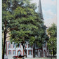 ANTIQUE POSTCARD FISHKILL VILLAGE NEW YORK FIRST REFORMED DUTCH CHURCH N.Y.