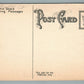 NEWARK NJ DOG on HORSE ANTIQUE POSTCARD ring at first troop Armory