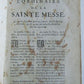 1688 L'ANNEE CHRETIENNE MASSES in FRENCH & LATIN ANTIQUE ARMORIAL BINDING vol.II