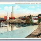 CARTHAGE NY SULPHITE PULP & PAPER CO. MILL ANTIQUE POSTCARD