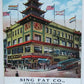 VINTAGE POSTCARD ORIENTAL BAZAAR CHINATOWN SAN FRANCISCO GRANT AVE CALIFORNIA ST