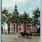 JEFFERSON OH ASHTABULA COUNTY COURT HOUSE ANTIQUE POSTCARD