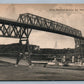 GERMANY PRINZ HEINRICH BRUCKE BEI HOLTENAU ANTIQUE POSTCARD