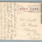 ASBURY PARK NJ HOT BATHS BUILDING ANTIQUE POSTCARD