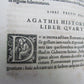 1531 HISTORY of GOTHIC WAR antique De rebus Gothorum Persarum ac Vandalorum RARE