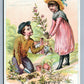 VICTORIAN TRADE CARD A.K.BUTZ CARPETS OIL CLOTHS WINDOW SHADES ALLENTOWN PA