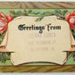 ANTIQUE 1930s POSTCARD GREETINGS FROM VIENNA LUNCH TILGHMAN STREET ALLENTOWN PA