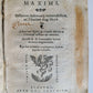 1576 VALERII MAXIMI Dictorum factorumque memorabilium antique VELLUM BINDING