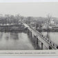 VINTAGE POSTCARD INTERURBAN RAILWAY BRIDGE CEDAR RAPIDS IOWA railroad train