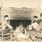 HOSPITAL CONVALESCENT SOLDIERS FORT SNELLING MN ANTIQUE REAL PHOTO POSTCARD RPPC