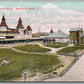 MANHATTAN BEACH NJ HOTEL ANTIQUE POSTCARD