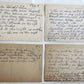 LOT OF 4 ANTIQUE POSTCARDS - JAPANESE BUDDHIST TEMPLES JAPAN