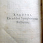 1563 ROMAN HISTORY by Dionysius Halicarnassensis antique 16th century