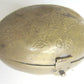 HONG KONG MADE VINTAGE BRASS EGG SHAPE CONTAINER marked box BIRD DESIGN