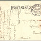 PRINCETON NJ M.T. PYNES GROUNDS 1909 ANTIQUE POSTCARD w/ CORK CANCEL