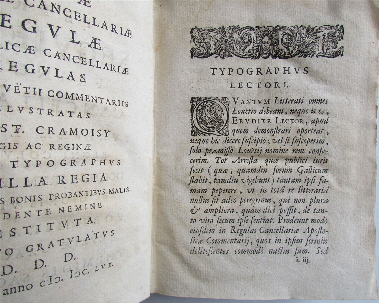 1656 LAW BOOK Georgii Lovetii Commentaria Caroli Molinaei VELLUM antique