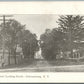 JOHNSONBURG NY STREET LOOKING SOUTH ANTIQUE POSTCARD