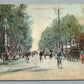 LAKEWOOD NJ MAIN STREET BIKE RIDERS ANTIQUE POSTCARD