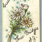 THREE BRIDGES NJ GREETINGS ANTIQUE POSTCARD