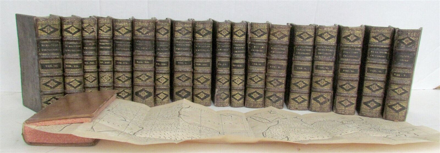 1687 19 volumes Bibliotheque Universelle et Historique antique ILLUSTRATED 17 c.