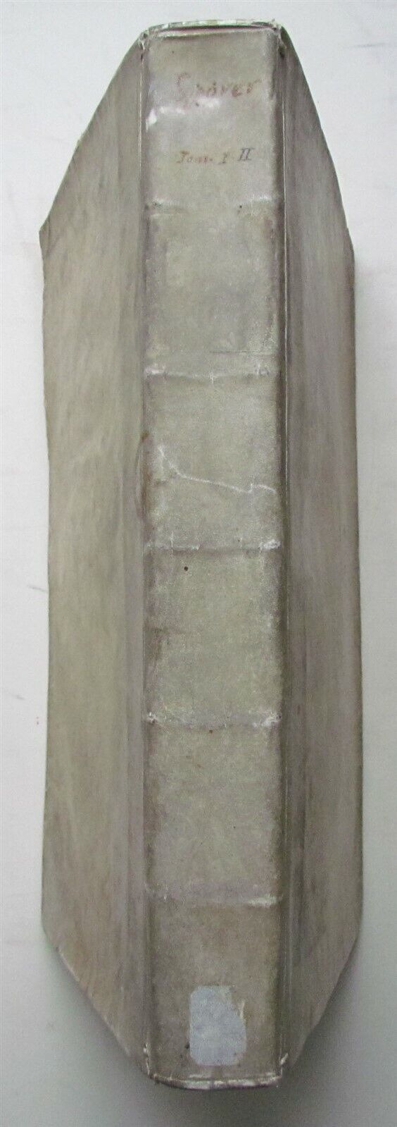 1731 VELLUM BINDING FOLIO PATRITII SPORER THELOLOGIA ANTIQUE