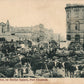 SOUTH AFRICA PORT ELIZABETH MARKET SQUARE ANTIQUE UNDIVIDED POSTCARD