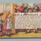 LYNN MA CARDS & AUTOGRAPH ALBUMS ADVERTISING ANTIQUE TRADE CARD