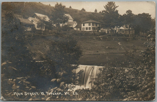 W.TORSHAM NY MAIN STREET ANTIQUE REAL PHOTO POSTCARD RPPC