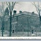 CARTHAGE NY NEW HIGH SCHOOL ANTIQUE POSTCARD w/ CORK CANCEL