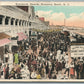 ROCKAWAY BEACH NY BOARDWALK SEASIDE ANTIQUE POSTCARD