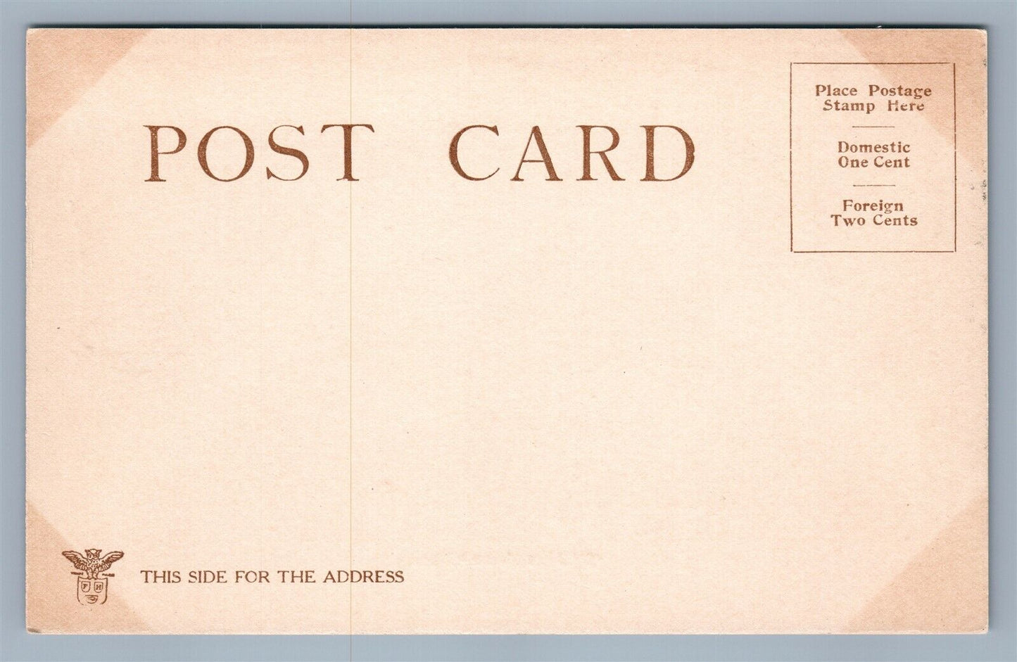 PRESIDENT ROOSEVELT & NICHOLAS LONGWORTH WHITE HOUSE ANTIQUE PATRIOTIC POSTCARD