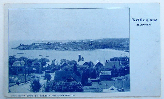 VINTAGE 1904 UNDIVIDED POSTCARD KETTLE COVE MAGNOLIA MA