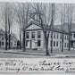 1907 VINTAGE UNDIVIDED POSTCARD HIGH SCHOOL ELLENVILE N.Y.