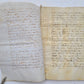 1614 MANUSCRIPT on VELLUM antique LAW DOCUMENT in FRENCH 8 leaves