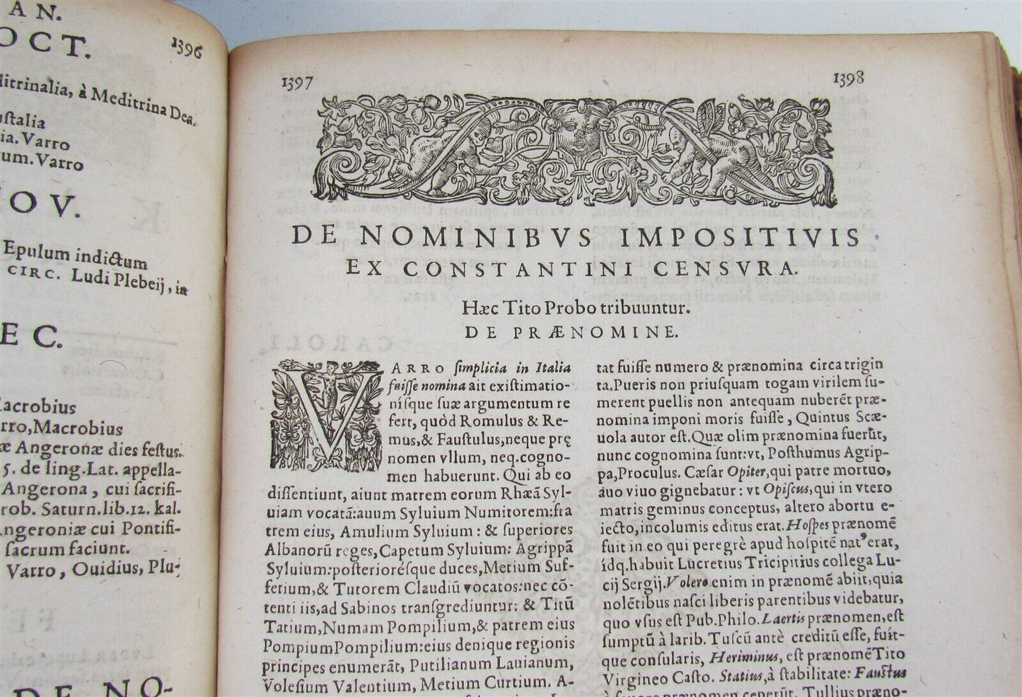 1595 LATIN LANGUAGE AUTHORS by GOTHOFREDUS antique 16th CENTURY