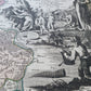 1739 LARGE MAP OF SILESIA POLAND OELSNENSIS antique 25 by 34 3/4"