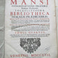 1722 VELLUM BINDING MASSIVE FOLIO J.MANSI CONGREGATIONIS ORATORII ANTIQUE Vol. 4