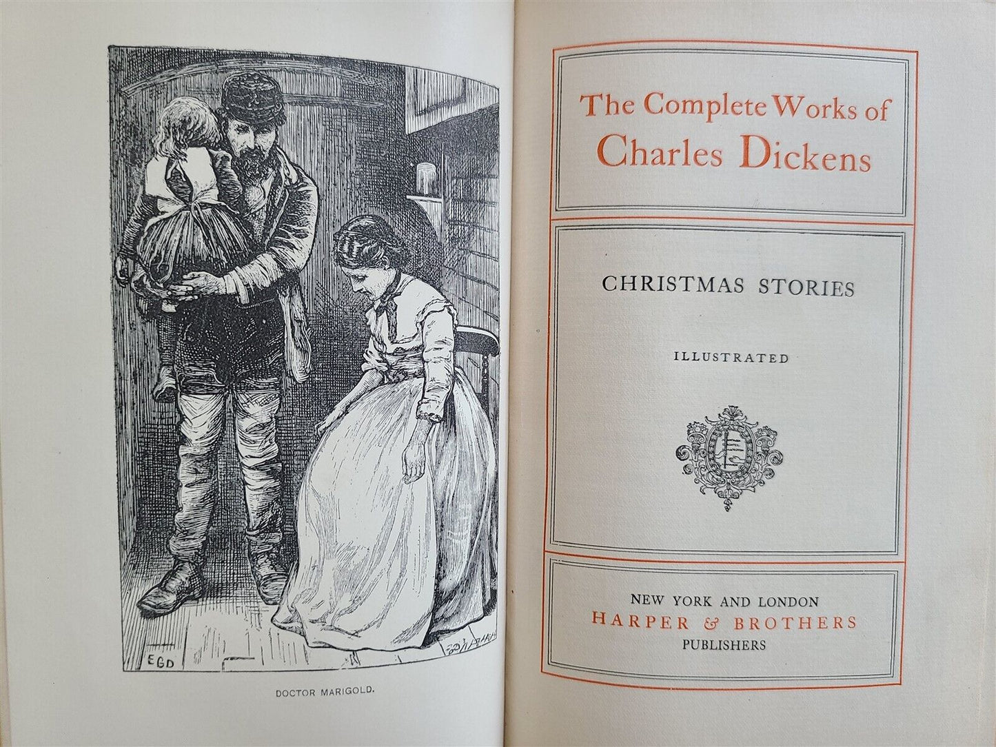 1900 COMPLETE WORKS of CHARLES DICKENS antique 30 VOLUMES in ENGLISH