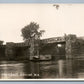 GREENE NY OLD AQUEDUCT ANTIQUE REAL PHOTO POSTCARD RPPC