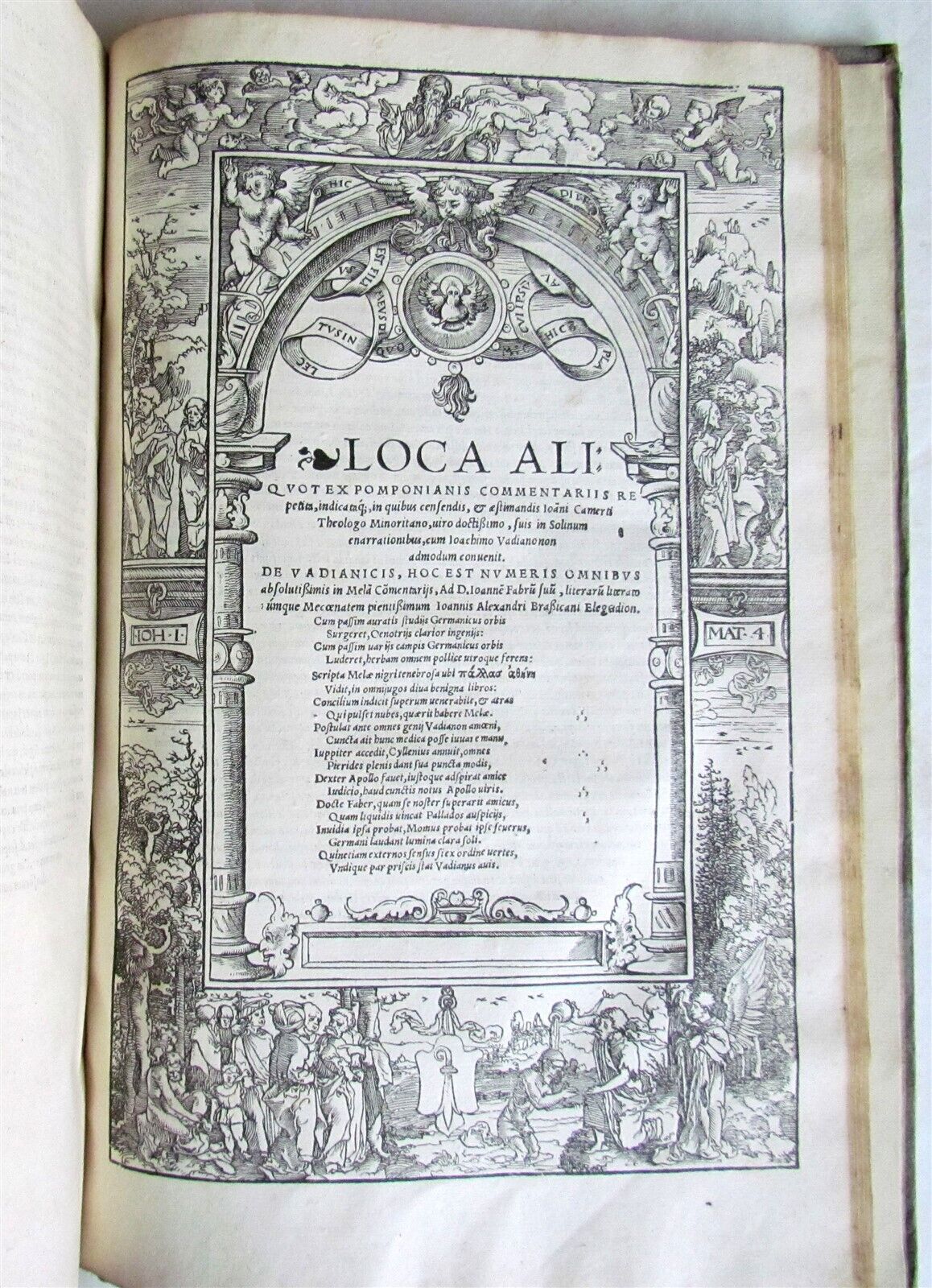 1530 Pomponius Mela De Orbis Situ Libri Tres ANTIQUE in LATIN folio GEOGRAPHY