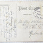 1911 ANTIQUE POSTCARD THE ELKS HOME ELIZABETH N.J. cork cancel